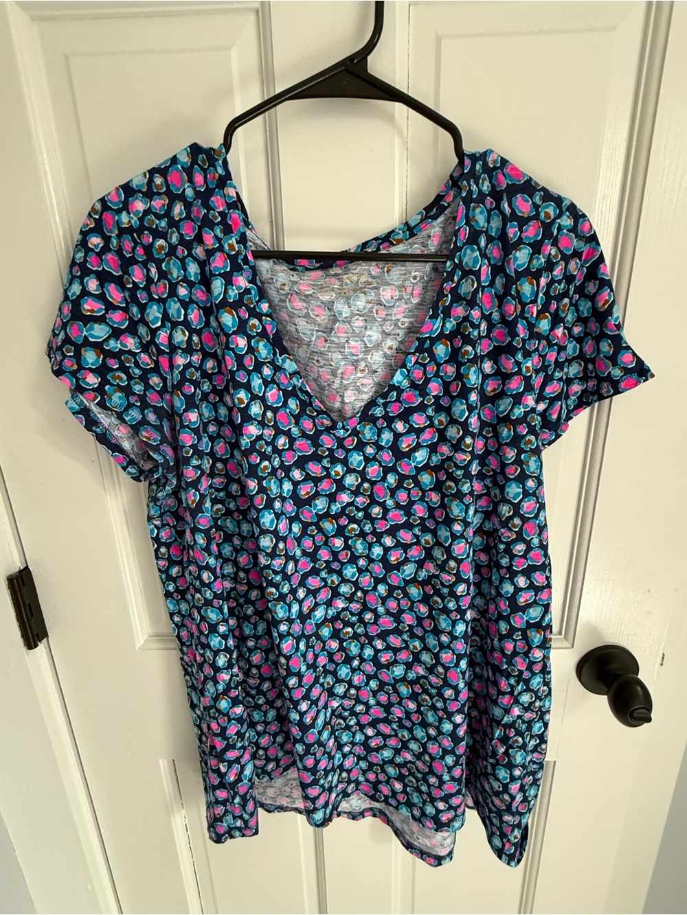 Lilly Pulitzer Etta V- Neck in Seabreeze Blue